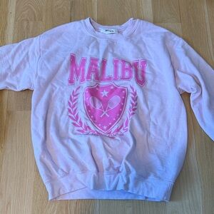 Pink Malibu Crest Sweatshirt